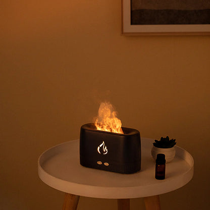 Portable Aroma Diffuser, Atomizer Air Flame Humidifier